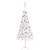 Corner Artificial Christmas Tree LEDs&Ball Set White 82.7" PVC A949-3077960