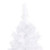 Corner Artificial Christmas Tree LEDs&Ball Set White 82.7" PVC A949-3077960