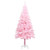 Artificial Pre-lit Christmas Tree with Ball Set Pink 59.1" PVC A949-3077498