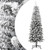 Artificial Slim Christmas Tree with Flocked Snow 5 ft PVC&PE A949-345194