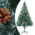 Frosted Pre-lit Christmas Tree with Ball Set&Pinecones 59.1 A949-3077527