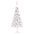 Corner Artificial Christmas Tree LEDs&Ball Set White 59.1" PVC A949-3077958