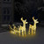Reindeers & Sleigh Christmas Decoration 160 LEDs 51.2" Acrylic A949-328514