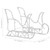 Reindeers & Sleigh Christmas Decoration 160 LEDs 51.2" Acrylic A949-328514