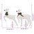Christmas Reindeers 2 pcs White 40 LEDs A949-342685