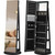 Black Wood Jewelry Cabinet Armoire Organizer Freestanding Rotating Mirror Q280-BWSLMJC21925873