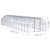 Outdoor Chicken Coop 9.8'x39.4'x6.6'Galvanized Steel A949-3095468