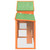 Rabbit Hutch Brown 73"x23.8"x43.1" Solid Wood Pine A949-172276