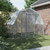 Chicken Cage with Roof and Door Silver Galvanized Steel A949-3294910