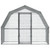 Chicken Cage with Roof and Door Silver Galvanized Steel A949-3294910