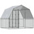 Chicken Cage with Roof and Door Silver Galvanized Steel A949-3294910