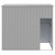 Dog House with Roof Light Gray 84.3"x60.2"x71.3" Galvanized Steel A949-172372