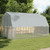 Chicken Cage with Roof and Door Silver Galvanized Steel A949-3294911