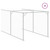 Dog House with Roof Light Gray 46.1"x480.7"x48.4" Galvanized Steel A949-3189068