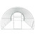 Chicken Coop Silver 472.44 x 118.11 x 78.74 in Galvanised Steel A949-3434700