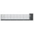 Aviary with Extension Silver 408.3"x79.9"x85" Steel A949-3214261