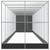 Aviary with Extension Silver 408.3"x79.9"x85" Steel A949-3214261