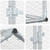 Chicken Coop with Roof and Yard 2 pcs Silver A949-3434659