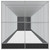 Aviary with Extension Silver 489.8"x79.9"x85" Steel A949-3214262