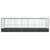 Aviary with Extension Silver 285.4"x120.9"x83.5" Steel A949-3214278