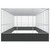 Aviary with Extension Silver 366.9"x120.9"x83.5" Steel A949-3214279