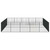 Dog Playpen Black Galvanized steel Large Durable Dog Playpen A949-3209556