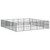 Dog Playpen Black Galvanized steel Large Durable Dog Playpen A949-3209556