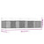 Dog Cage with Roof and Doors Gray 26.2'x6.6'x6.6'Galvanized Steel A949-3209565