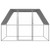 Chicken Cage Silver and Gray 9.8x6.6x6.6 Galvanized Steel A949-155889