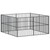 Dog Playpen Black Galvanized steel Large Sturdy Dog Playpen A949-3209553