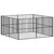 Dog Playpen Black Galvanized steel Large Sturdy Dog Playpen A949-3209553