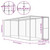 Cat Cage 14.8x4.9x4.9 Galvanized Steel A949-146358