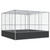 Aviary Silver 122.4"x120.9"x83.5" Steel A949-172586
