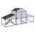Chicken Coop with Runs and Nest Box Aluminum A949-41323