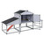 Chicken Coop with Runs and Nest Box Aluminum A949-41323