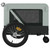 Pet Bike Trailer Gray and Black Oxford Fabric and Iron A949-93937
