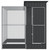 Aviary with Extension Silver 82.3x79.9x85.0" Steel A949-3216426
