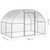 Outdoor Chicken Coop 9.8'x6.6'x6.6'Galvanized Steel A949-3095472