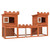 Outdoor Large Rabbit Hutch House Pet Cage Double House A949-170174