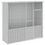 Bird Cage Gray 84.6"x30.7"x78.7" Galvanized Steel A949-172345