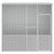Bird Cage Gray 84.6"x30.7"x78.7" Galvanized Steel A949-172345