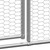 Outdoor Chicken Cage 9.8x19.7x6.6 Galvanized Steel A949-3154377
