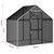 Bird Cage Silver 71.46 x 44.29 x 68.31 in A949-42036854