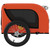 Pet Bike Trailer Orange and Black Oxford Fabric and Iron A949-93998
