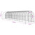 Chicken Coop Silver 472.44 x 78.74 x 78.74 in Galvanised Steel A949-3434685