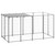Dog Kennel Silver 26 ft Steel A949-3082202