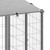 Dog Kennel Silver 26 ft Steel A949-3082202