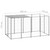 Dog Kennel Silver 26 ft Steel A949-3082202