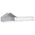 Chicken Coop with Roof and Yard 2 pcs Silver A949-3434660