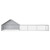 Chicken Coop with Roof and Yard 2 pcs Silver A949-3434660